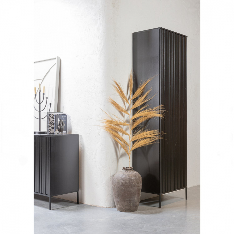 Sideboard 'New Gravure' 200 cm - Nero/Nero