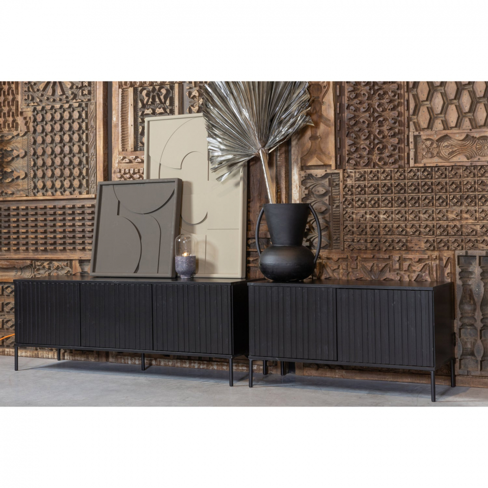 Mobile TV 'New Gravure' 100 cm - Nero/Nero