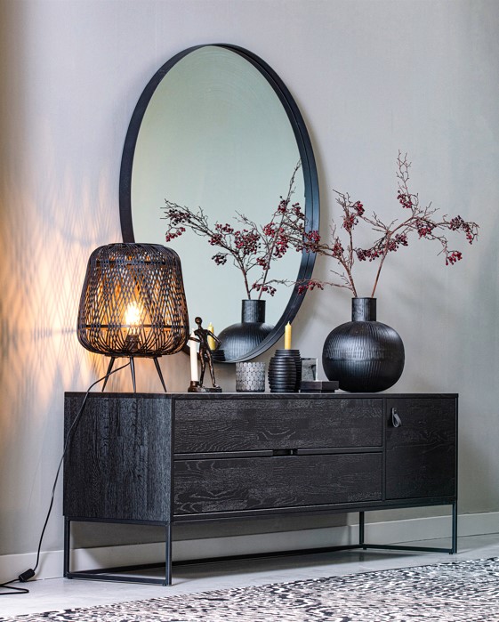 Specchio 'Doutzen' Rotondo 115cm