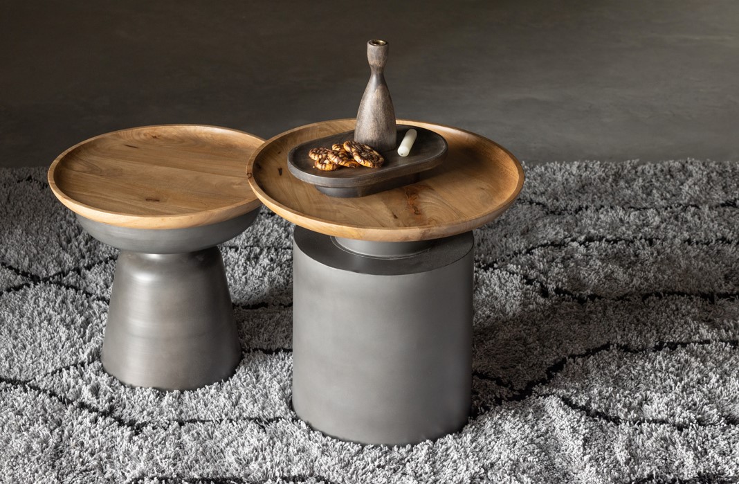 Candelabro 'Rosa' 22cm - Marrone