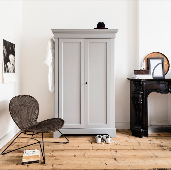 Armadio 'Isabel' - Grigio cemento