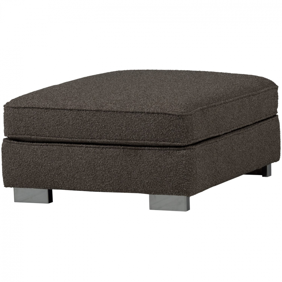 Poggiapiedi 'Lazy' - Grigio bouclé