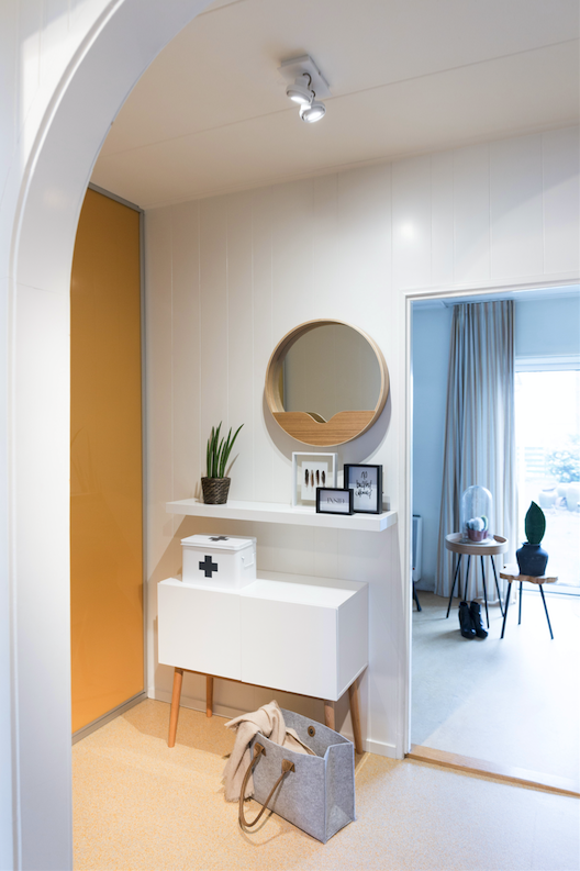 Armadio 'High on Wood' - Bianco/Legno