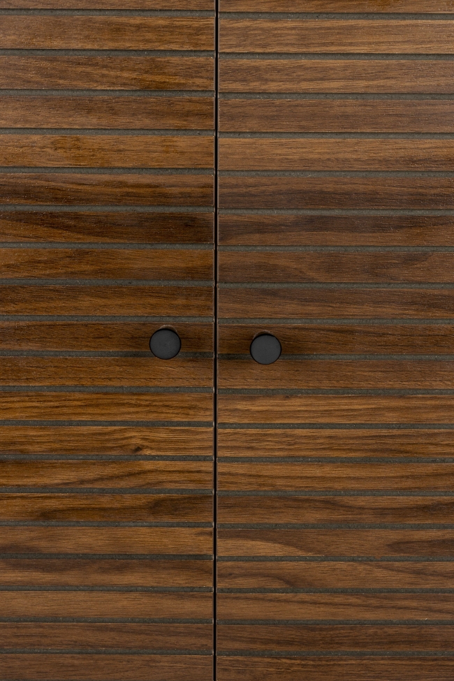 Armadio 'Stripes' - Marrone