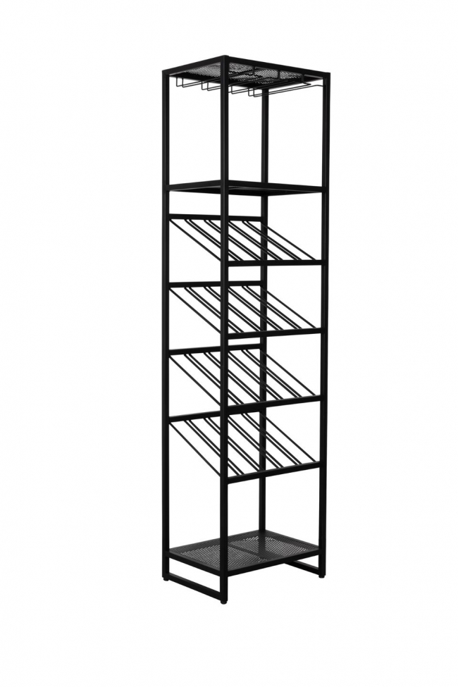 Mensola per vino 'Cantor' S - Nero