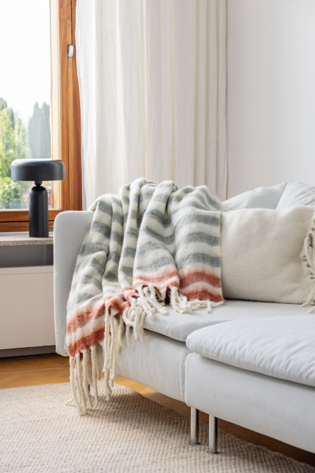 Coperta 'Monica' 130x170cm - Rosa