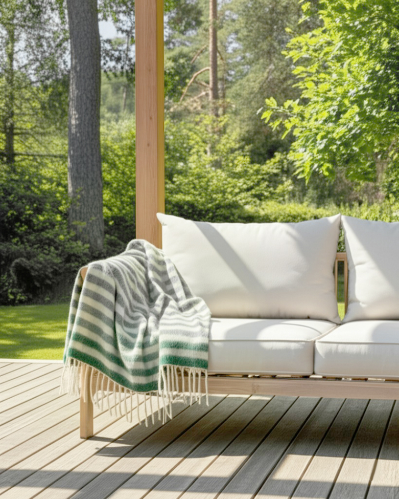 Coperta 'Monica' 130x170cm - Verde