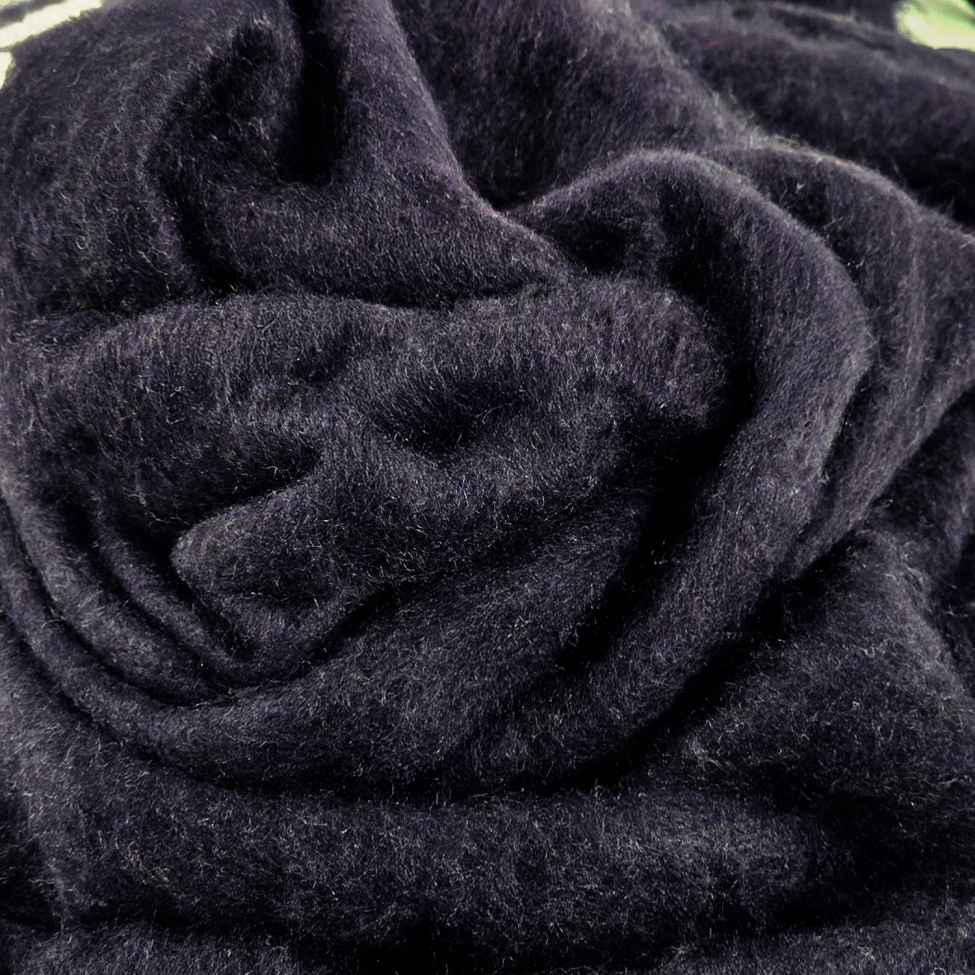 Plaid 'Samantha' 130x170cm - Nero