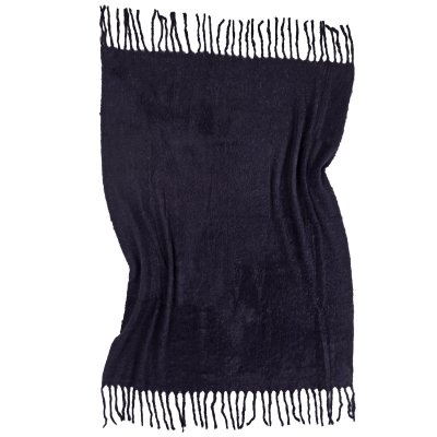 Plaid 'Samantha' 130x170cm - Nero
