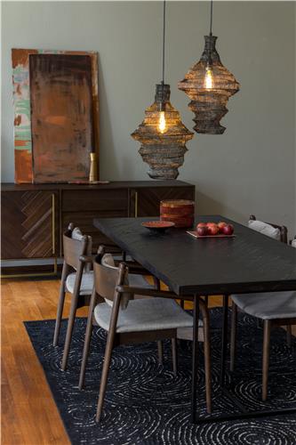 Tavolino 'Class' alto - Marrone