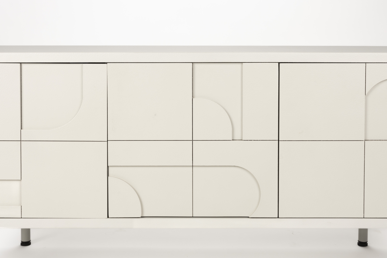 Tavolino 'Funk' 55x120x40 cm - Beige