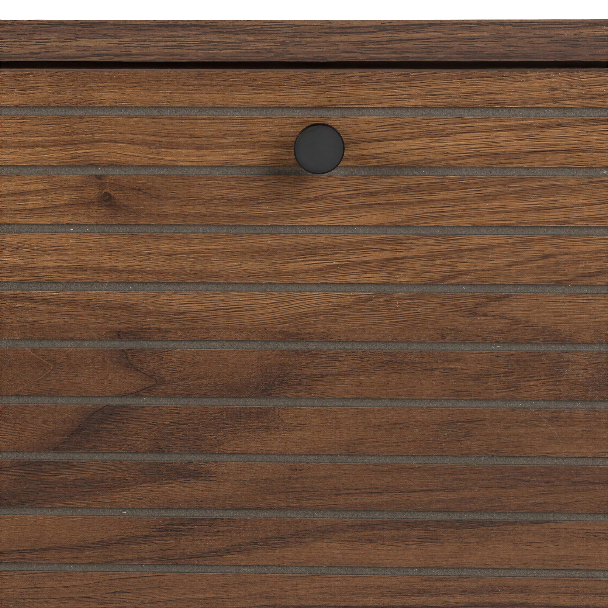 Tavolino 'Stripes Low' 120x42x50 cm - Marrone