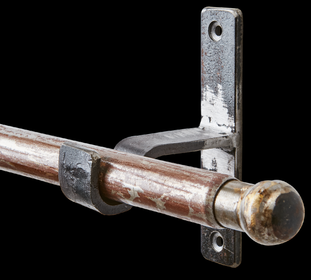 Asta con supporto 'Stanley' L - Nero/Grigio