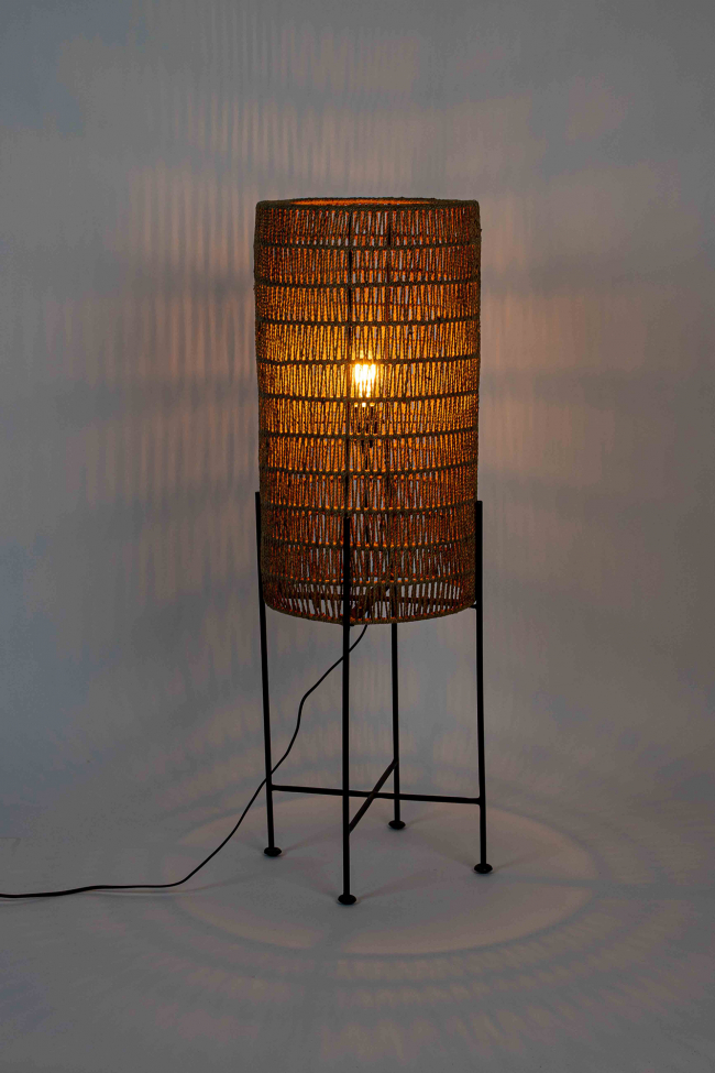 Lampada da terra 'Kari' - Naturale