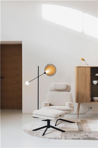 Lampada da terra 'Sirius' - Nera