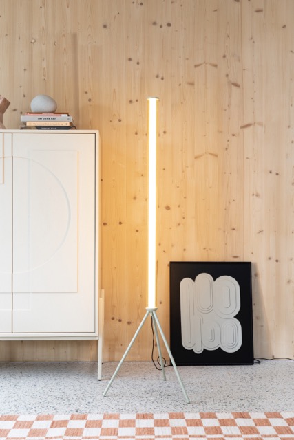 Lampada da terra 'Scotty' 51x51 - Beige