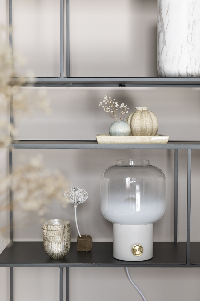 Lampada da tavolo 'Moody' - Bianco