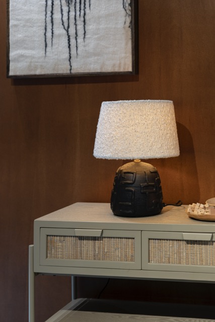 Lampada da tavolo 'Renzo' 31x31 - Nera