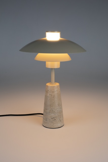 Lampada da tavolo 'Cole' 26x26 - Beige