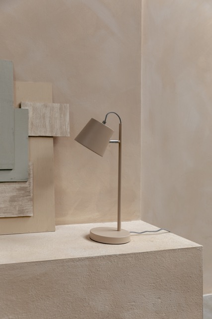 Lampada da tavolo 'Buckle' 25x25 - Beige