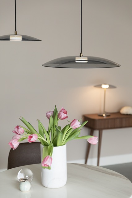 Lampadario 'Float' 30x30 - Nero