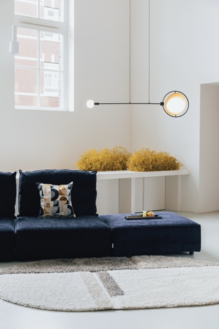 Lampada da soffitto 'Sirius' 35x133 - Nero