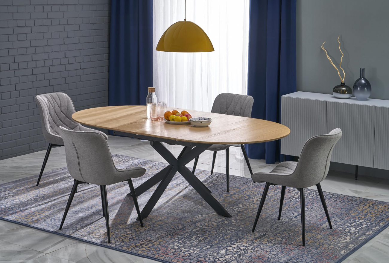 Tavolo da pranzo 'Acord' 120-200cm - Naturale