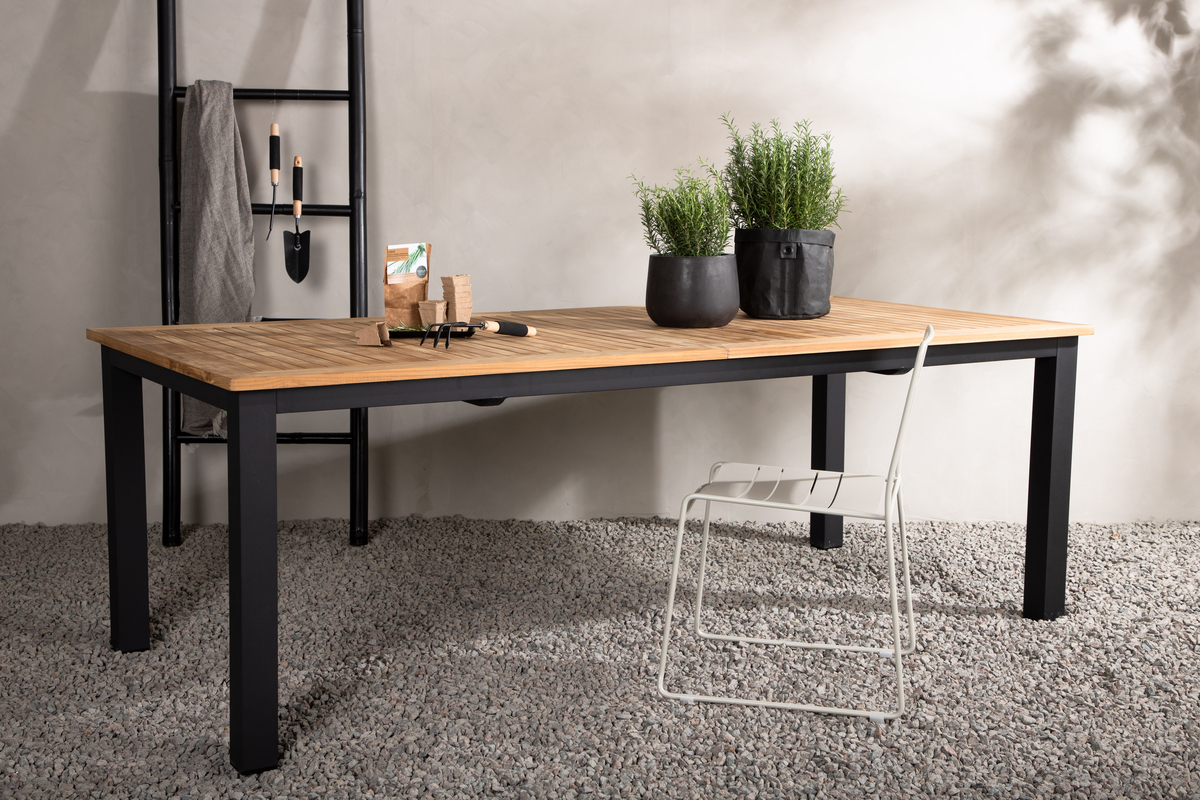Tavolo da pranzo 'Pinntorp' 224x100 cm - Nero