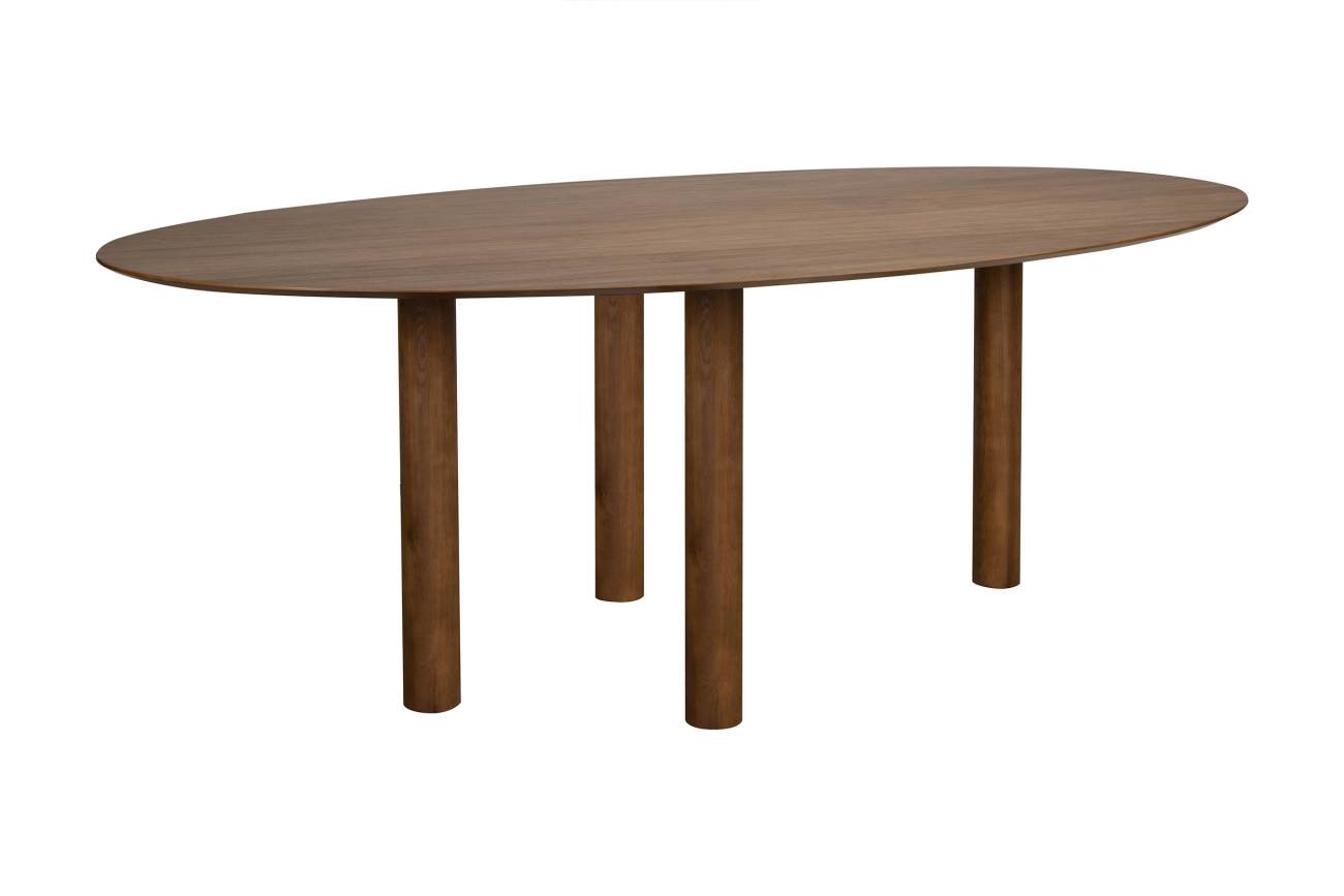 Tavolo da pranzo 'Uovo' 220x115cm - Noce