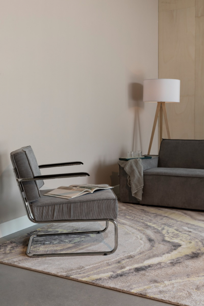 Tappeto 'Sol' 200x290cm - Grigio/giallo