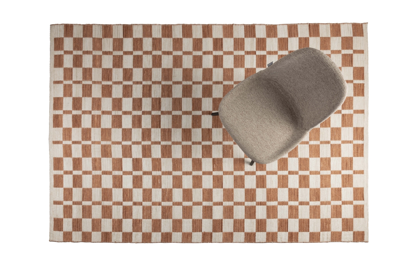 Tappeto 'Checker' 160x230cm - Beige