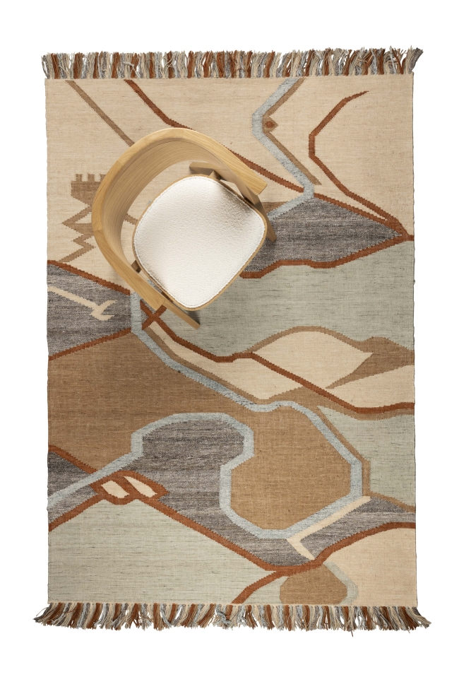 Tappeto 'Saigon' 160x230cm - Arancione