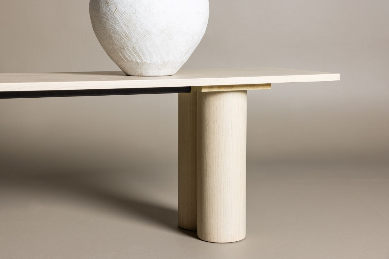 Panca 'Setúbal' - Bianco