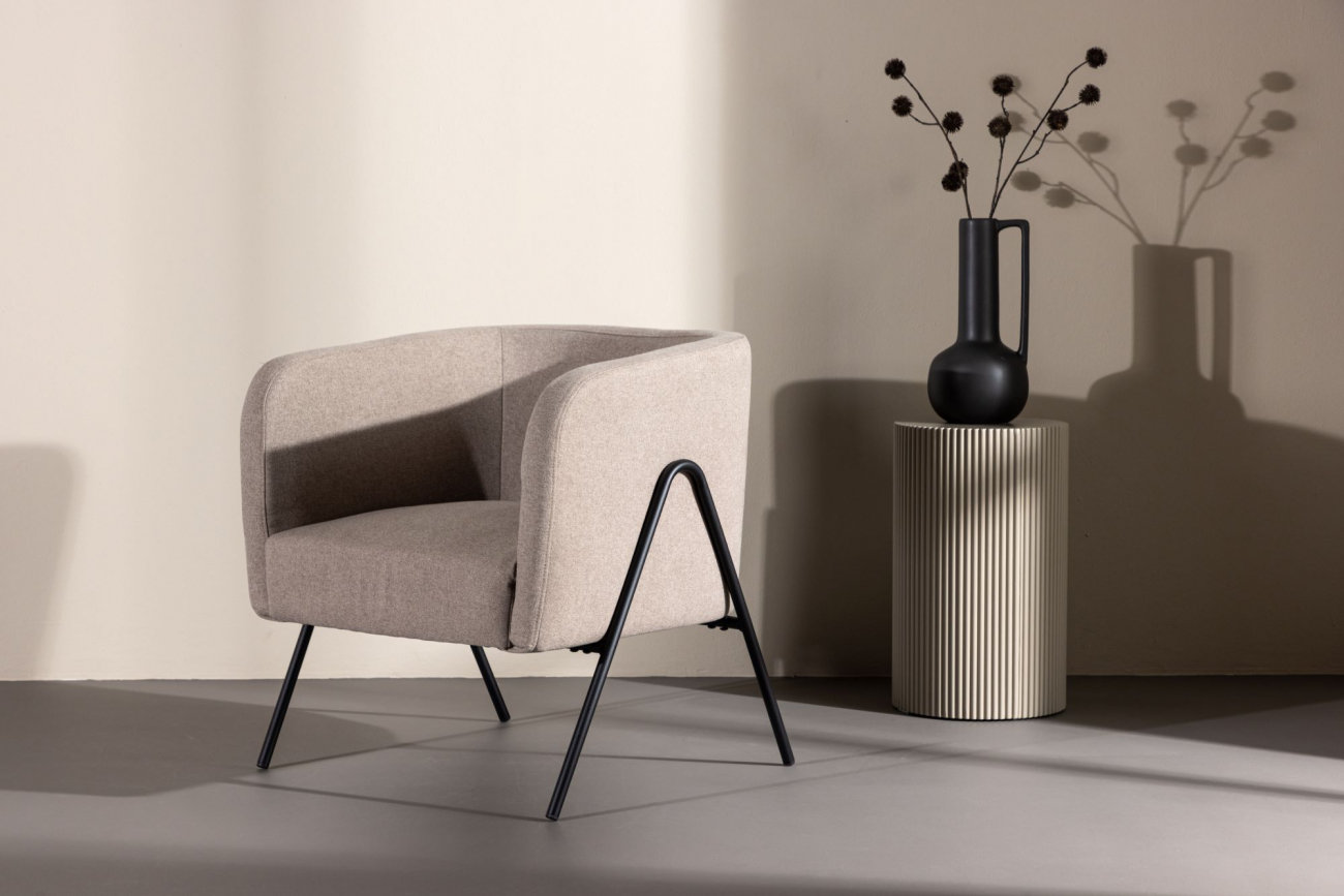 Poltrona 'Figueres' - Beige