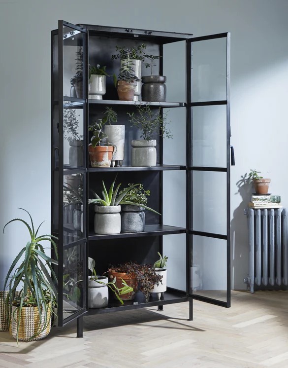 Vetrina 'Oregon' - Ferro/Nero