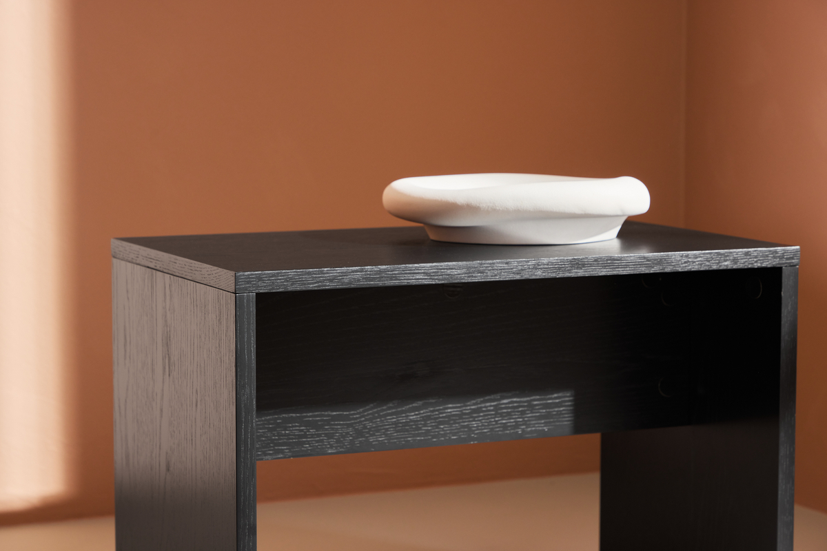 Tavolino 'Juni' 58x35cm - Nero