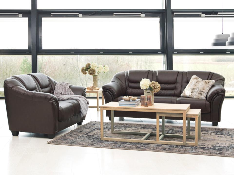 Tavolino 'Makarska' 3 pezzi - Naturale