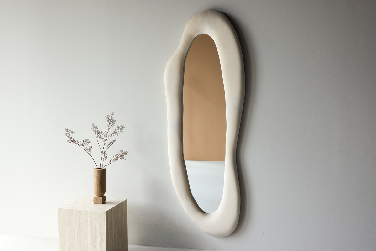 Specchio 'Tundra' - Beige