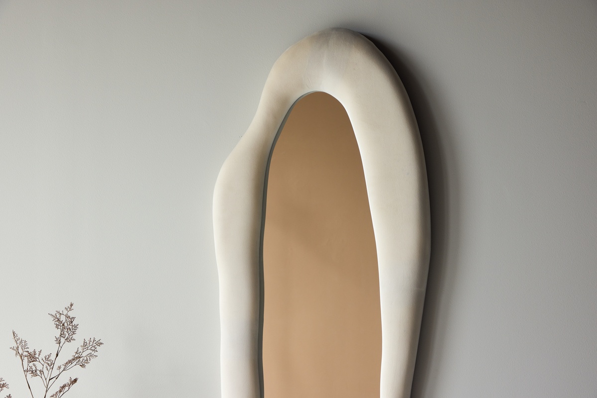 Specchio 'Tundra' - Beige