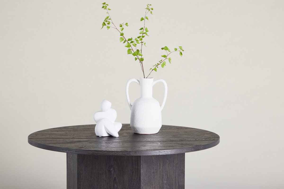 Tavolino 'Björkvik' Rotondo 80cm - Nero