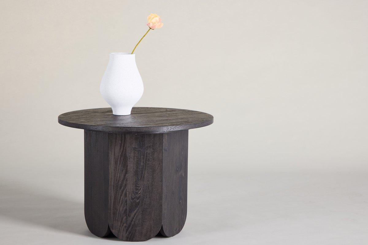 Tavolino 'Björkvik' Rotondo 60cm - Nero