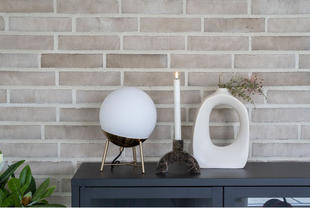 Lampada da tavolo 'Toreby' - Ottone