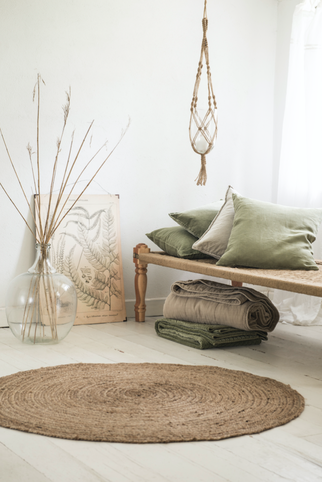 Tappeto 'Rom' 120cm - Juta