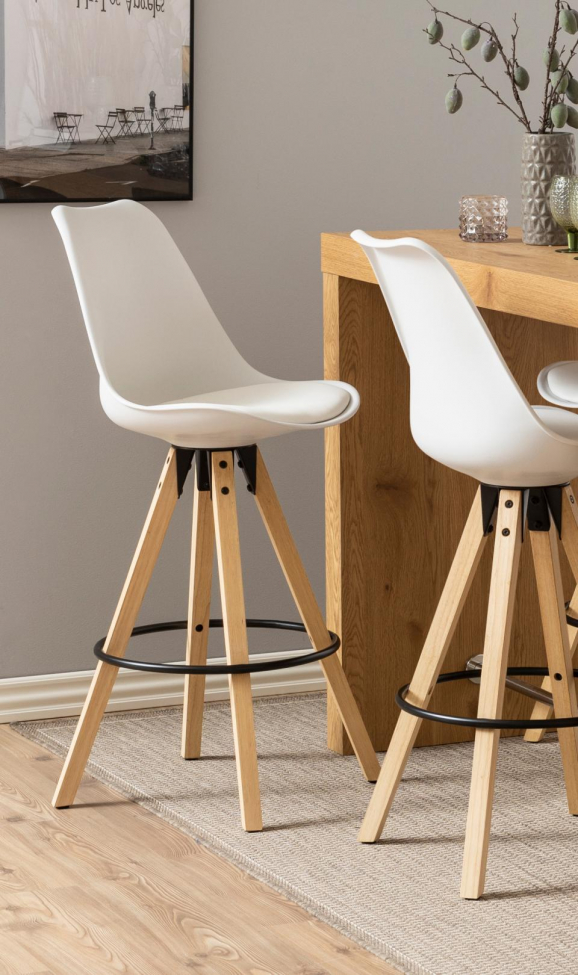 Sgabello 'Marnäs' - Bianco