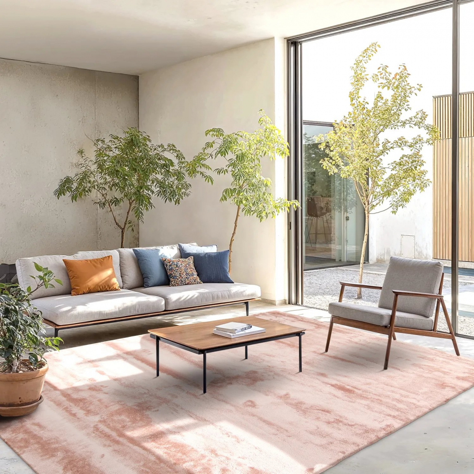 Tappeto rettangolare 'Aranga Super Soft Fur' 120x170cm - Rosa