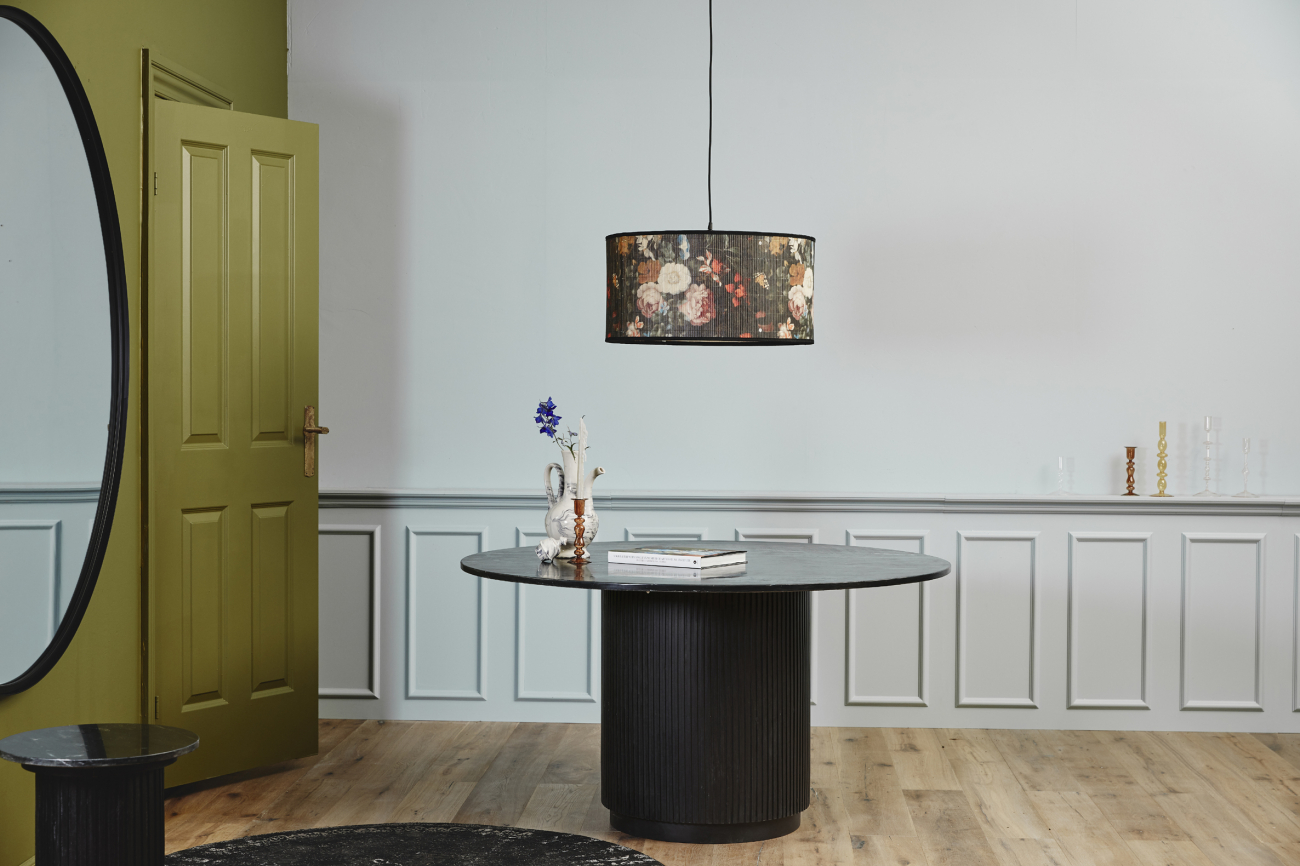 Tavolino 'Erie' Rotondo 75cm - Marmo Nero