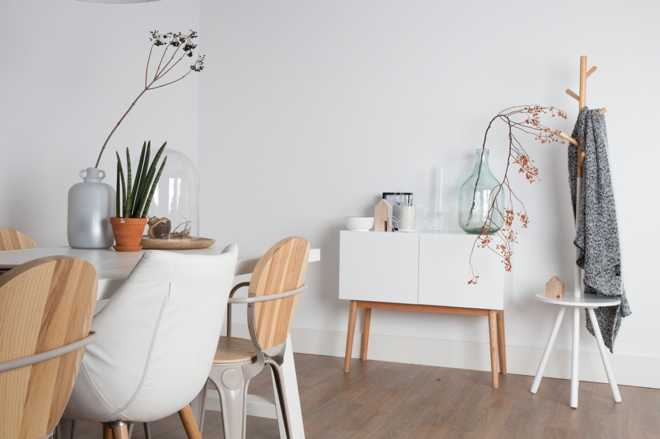 Attaccapanni 'Table Tree' - Bianco