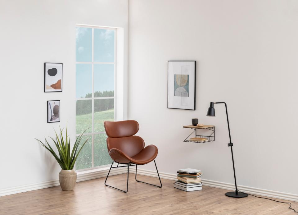 Poltrona 'Hushum' 90cm - Marrone