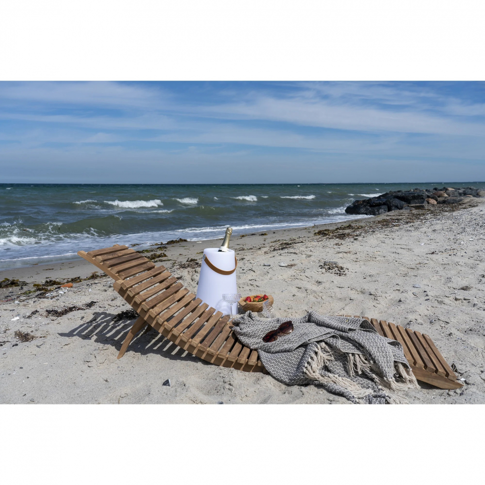 Sedia a sdraio 'Blekinge' - Naturale