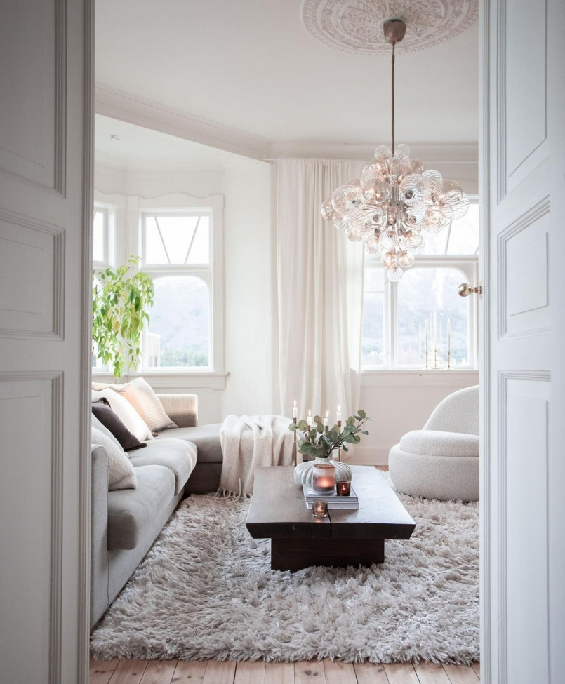 Tappeto a pelo lungo 'Janjira' 80x150cm - Offwhite